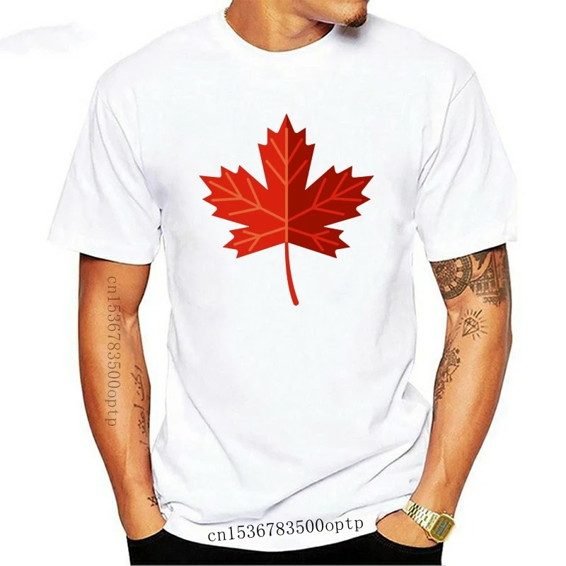

Canadian Maple Leaf T Shirt Novelty Customize Breathable Short Sleeve Spring Autumn O Neck Cute Pictures Shirt