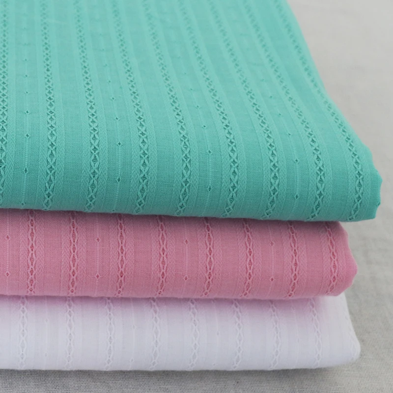 

1 meter X 1.35 meter Striped Dress Shirts Textile Jacquard Cotton Material