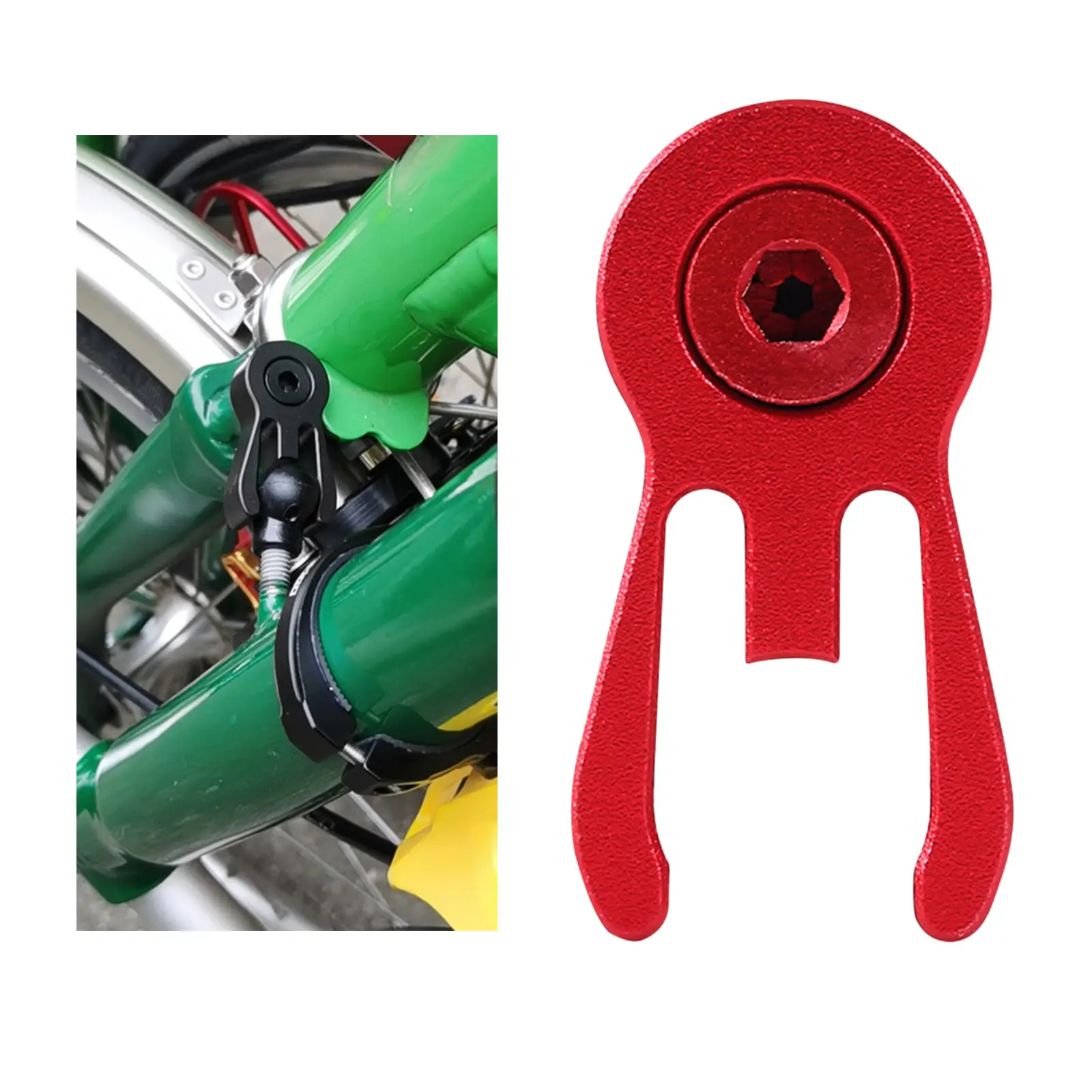 

Handlebar Catcher Fixing Buckle Fit for Folding Bike Accessories