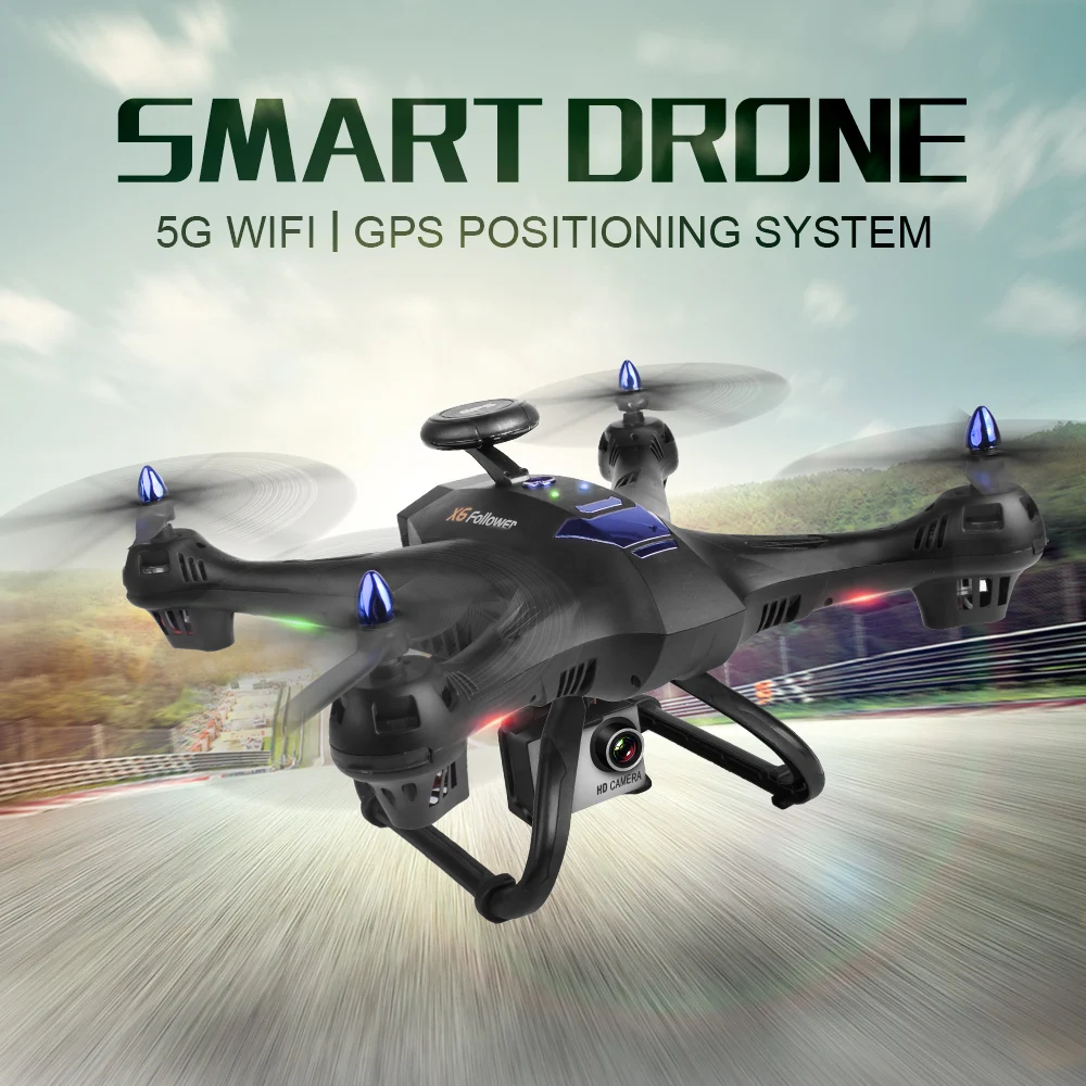 X183S Дрон gps 5G с камерой 720P 1080P Wi Fi профессиональный HD FPV RC Квадрокоптер складной