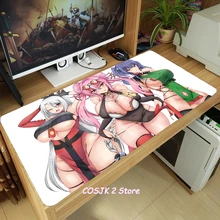 Anime Azur Lane USS Bremerton San Diego Anchorage Mouse Pad Thicken Laptop Gaming Mice Mat Table Keyboard Mat Anti-Slip Playmat