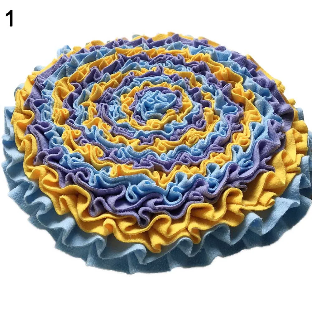 Круглая игрушка для собак коврик тренировок с запахом кормления едой одеяло