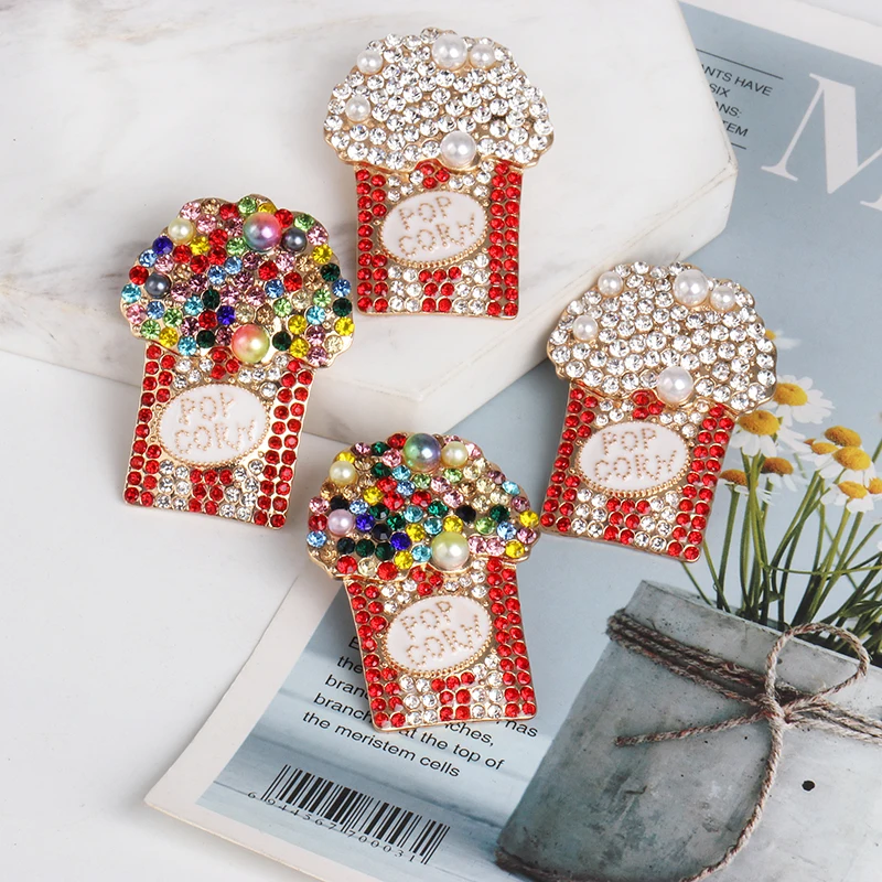 Модные большие серьги-гвоздики винтажные Разноцветные серьги для женщин модные