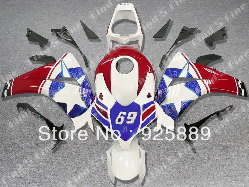 

Injection mold red blue white for CBR1000RR 08 09 10 11 CBR1000 08-11 CBR 1000RR 2008-2011 1000 RR 2008 2009 2011 fairing kit
