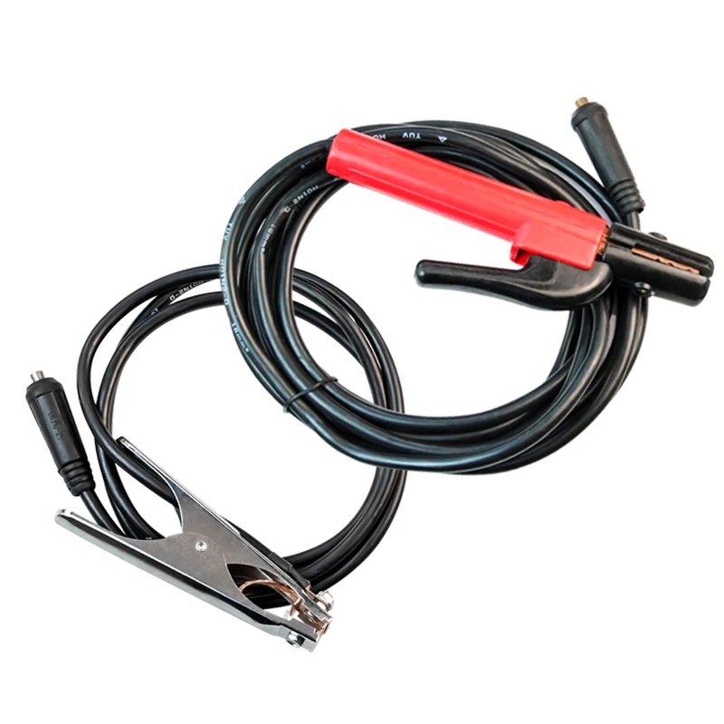 200A 300A Pure copper Ground Welding Earth Clamp Clip Set for Mig Tig ARC Welding Machine 5M/2M Cable 10-25 Plug Professional