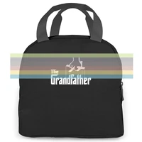 the grandfather grandad grandpa birthday present for him printed women men portable insulated lunch bag adult