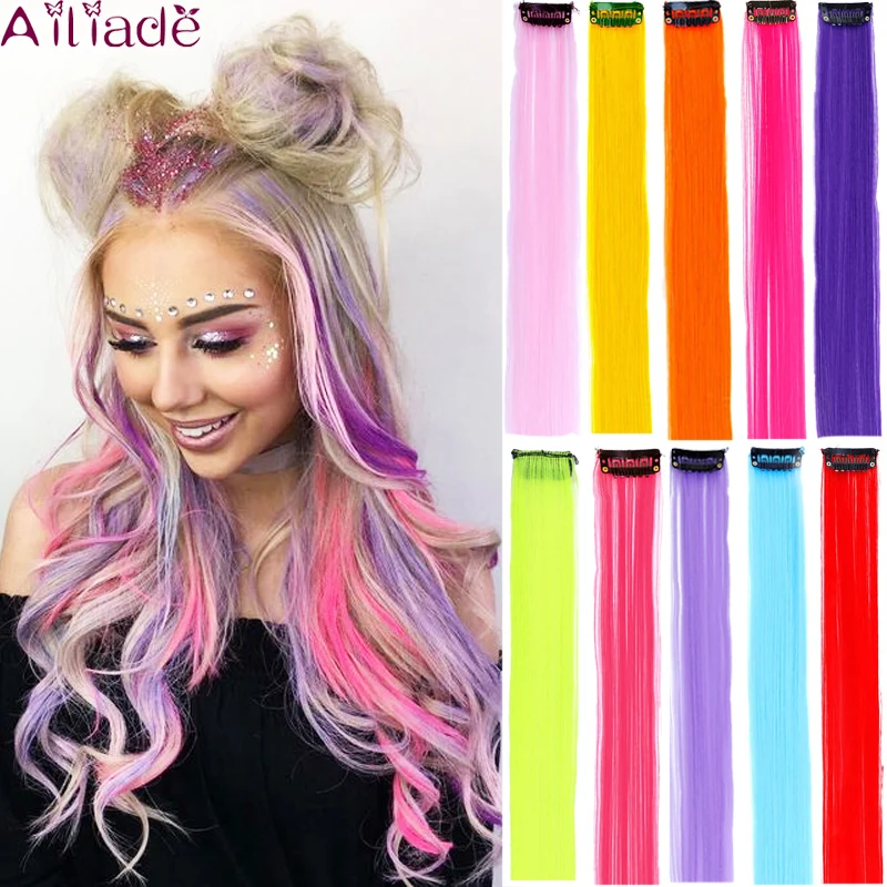 AILIADE 22 &quotClip In Одна деталь для наращивания волос эффектом деграде (переход от