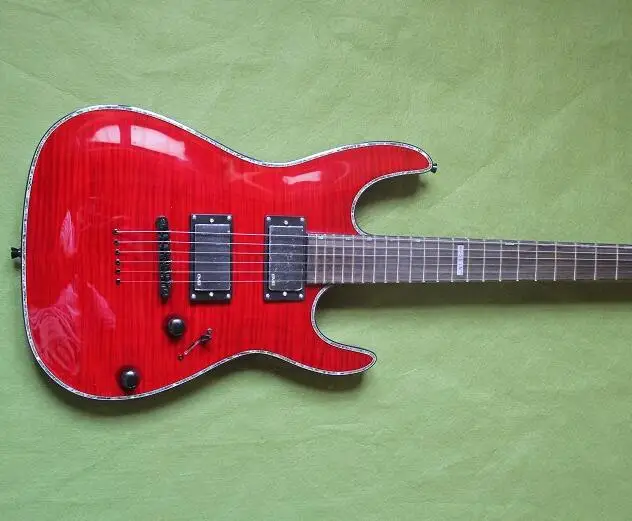 Фирменная Классическая гитара красная проникающая конструкция корпуса H 351NT 24