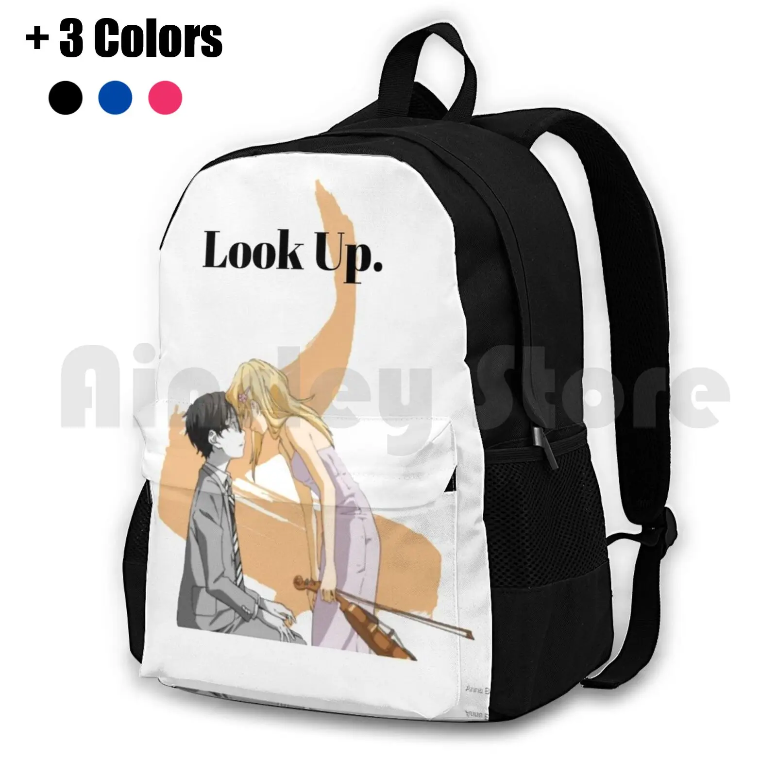 

Your Lie In April : Cute Kosei X Kaori Outdoor Hiking Backpack Waterproof Camping Travel Your Lie In April Kaori Kosei Shigatsu