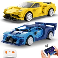 city app programming remote control sports car model building blocks high tech rc racing car bricks gifts toys for children kids