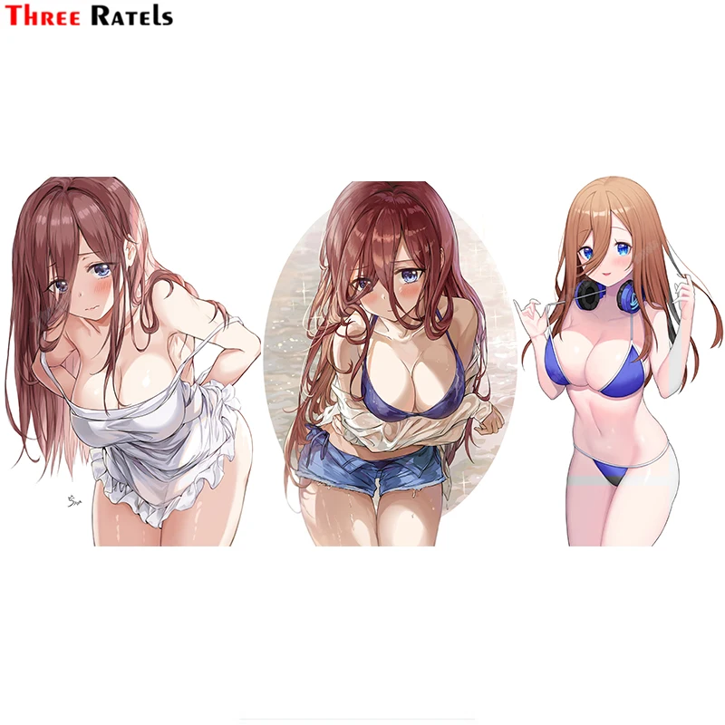 

Наклейки Three Ratels A677 наклейки Nakano Miku Go touбулл No Hanay игрушки для планшетов, чемоданов, скейтбордов, аниме наклейки