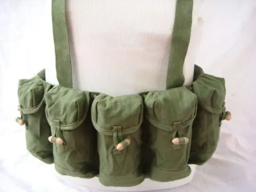 Tomwang2012. Излишки Вьетнам войны китайский Тип 63 авто Грудь Rig патроны мешок военная