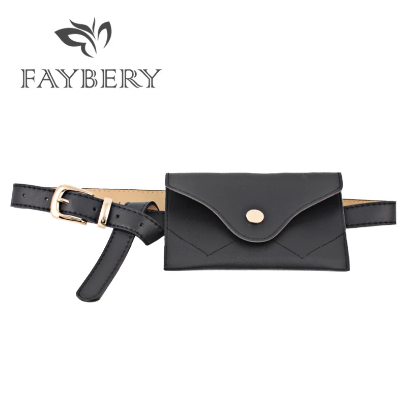Поясная Сумка для женщин Простой повседневный ремень из искусственной кожи