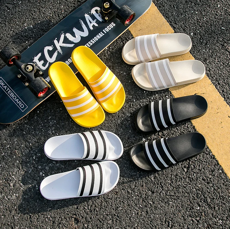 

Men Slippers Summer New Fashion Simple Style Home Shoes Casual Sandals Light and Versatile Non-slip Beach Shoes Men Shoes