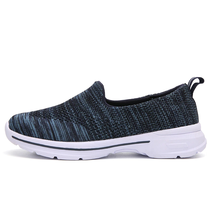 

Autumn Women Flats Woven Shoes Breathable Mesh For Ladies Loafers Shoes Women Light Weight Casual Slip On Sneaker Shoes