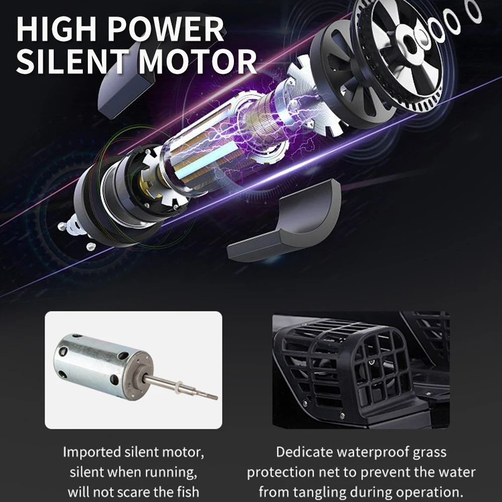 500 м Беспроводная рыболовная приманка лодка с одним нижним бункером ЖК-дисплеем