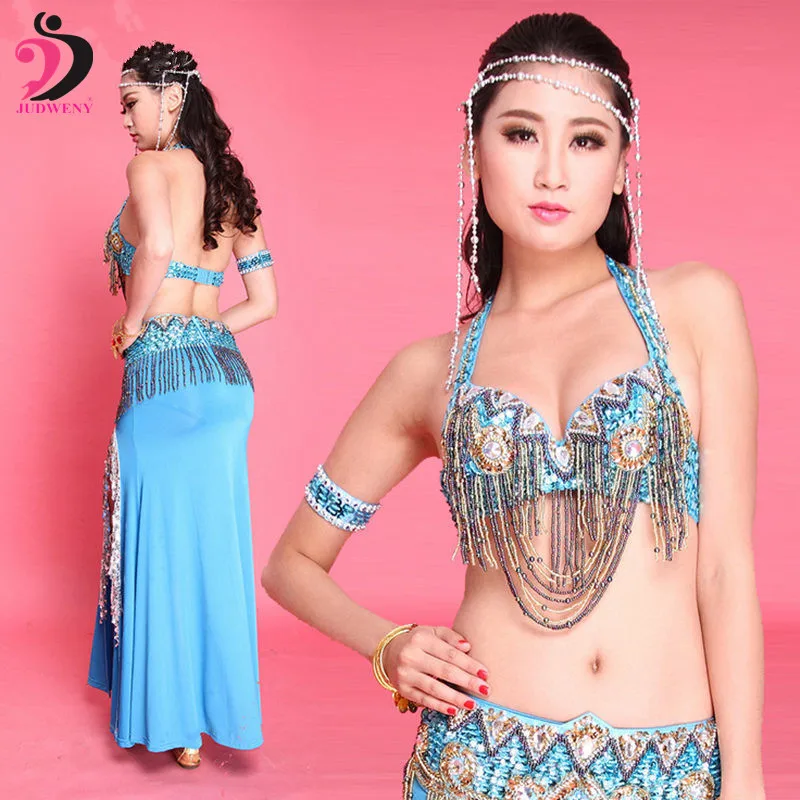 Танца живота костюм для выступлений танец набор соревнований Профессиональный