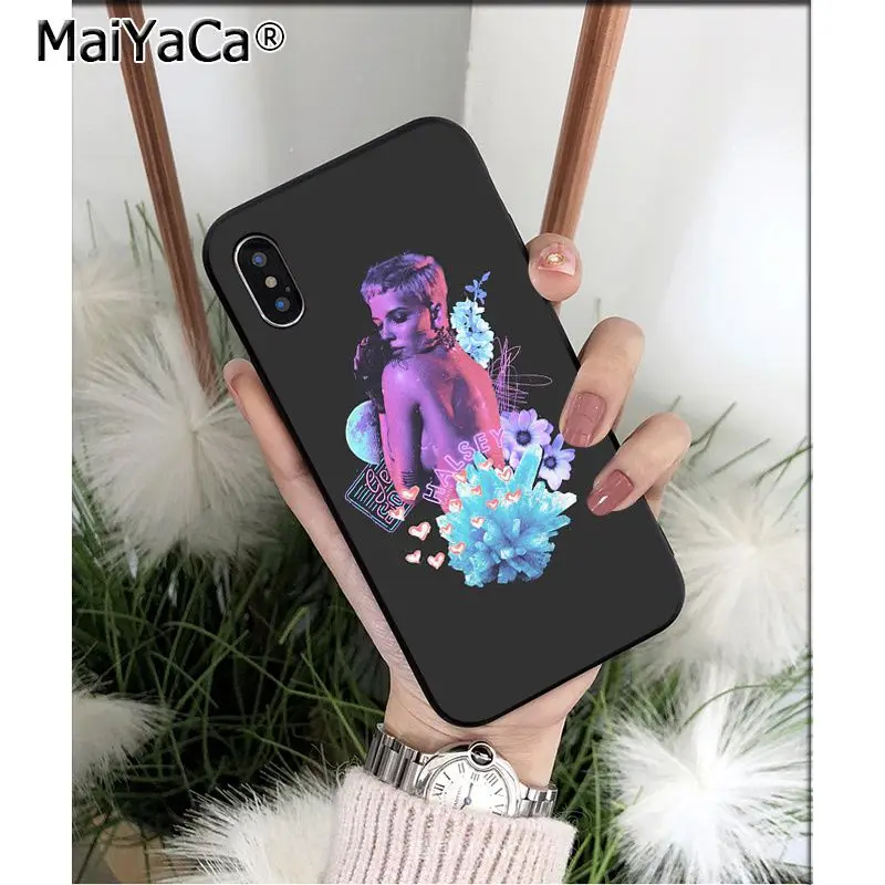 MaiYaCa Halsey певица ТПУ чехлы для мобильного телефона из мягкого силикона чехол iPhone 11