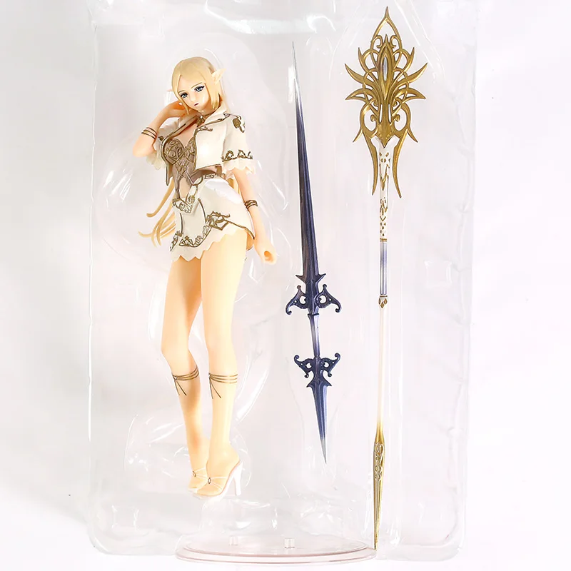 no box Lineage 2 эльф ПВХ фигурка Коллекционная модель игрушки Brinquedos фигурка - Цвет: no box