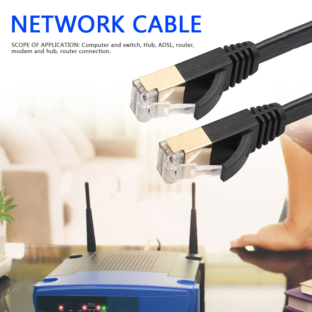 Ethernet кабель RJ45 LAN Cat7 небольшой модем для ПК маршрутизатор сетевой интернет патч