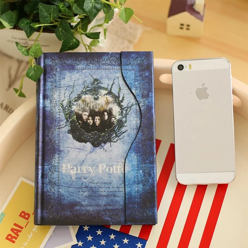 Ретро блокнот с жестким покрытием A6 Волшебная Книга Дневник путешественников 2019