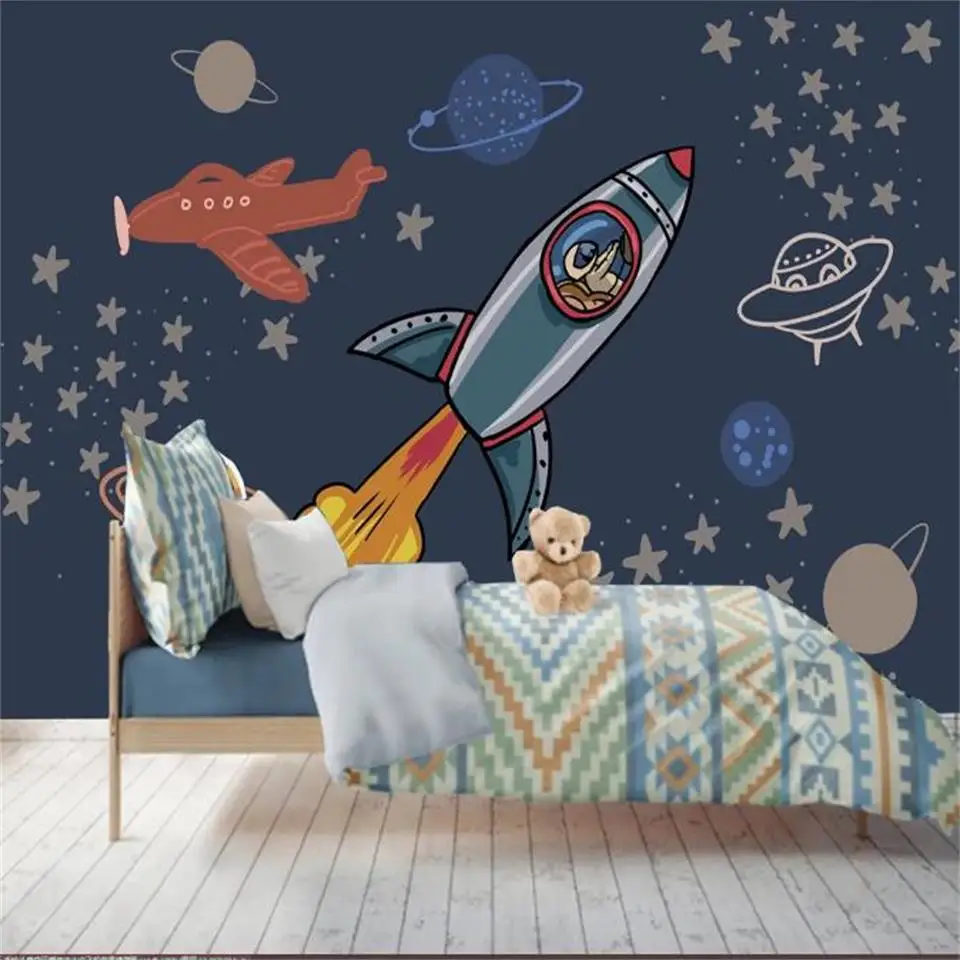 Фотообои 3d размеров под заказ настенные 3D-обои для гостиной детской комнаты