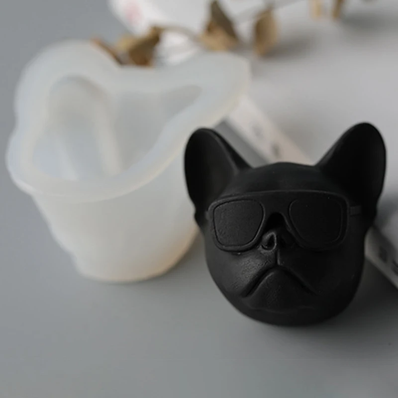 Силиконовая форма сделай сам для ароматерапии очков собак мыла украшения