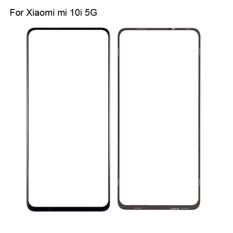 

For Xiaomi mi 10i 5G Front LCD Glass Lens touchscreen For Xiaomi mi 10 i 5G Touch screen Panel Outer Screen Glass without flex