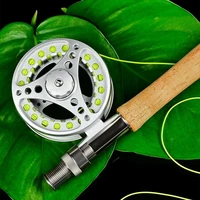 34 56 78 aluminum alloymanuallightweight 21bb bearing fly fishing reel handspinning wheelfly fishing reel fishing accessory