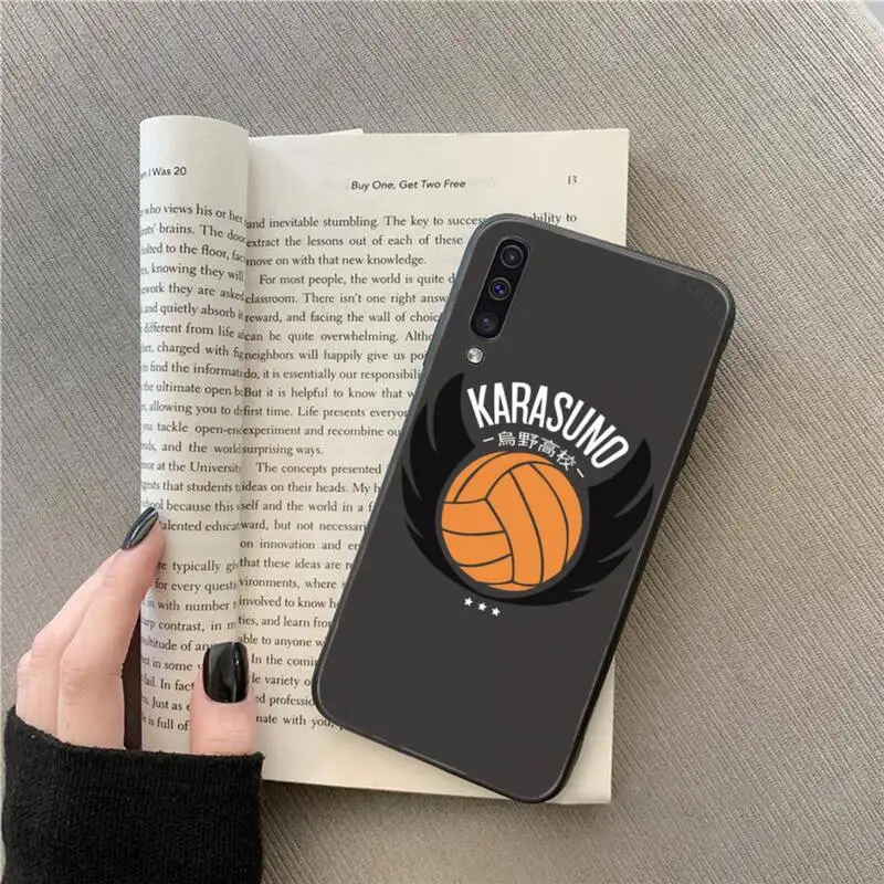 

Haikyuu Karasuno Nekoma volleyball Phone Case For Samsung galaxy A S note 10 7 9 20 30 31 40 50 51 71 21 s ultra