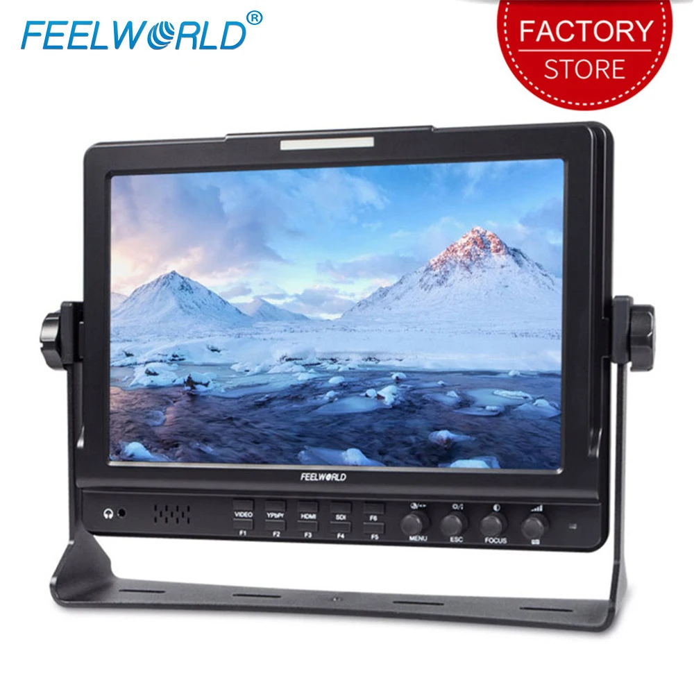 

Feelworld FW1018SPV1 Full HD 1920x1200 10.1 inch 3G SDI Camera DSLR Field Monitor 4K HDMI LCD IPS Screen with Peaking Histogram