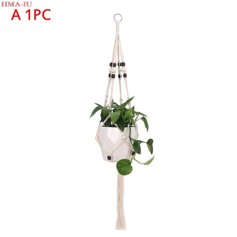 

Handmade Hanging Basket Flowerpot Plant Holder Macrame Plant Hanger Plant Holder
