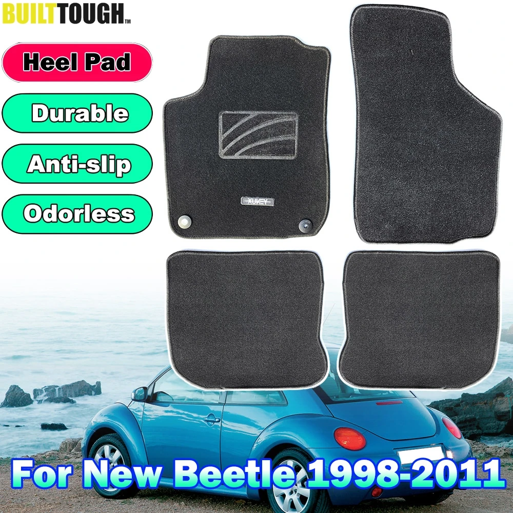 Индивидуальный автомобильный коврик для VW New Beetle 1998 2011 LHD специальный автомобиля