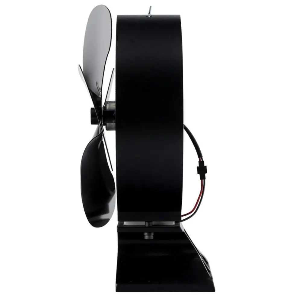 4 лезвия Вентилятор для печи работающий от тепловой энергии древесных бревен