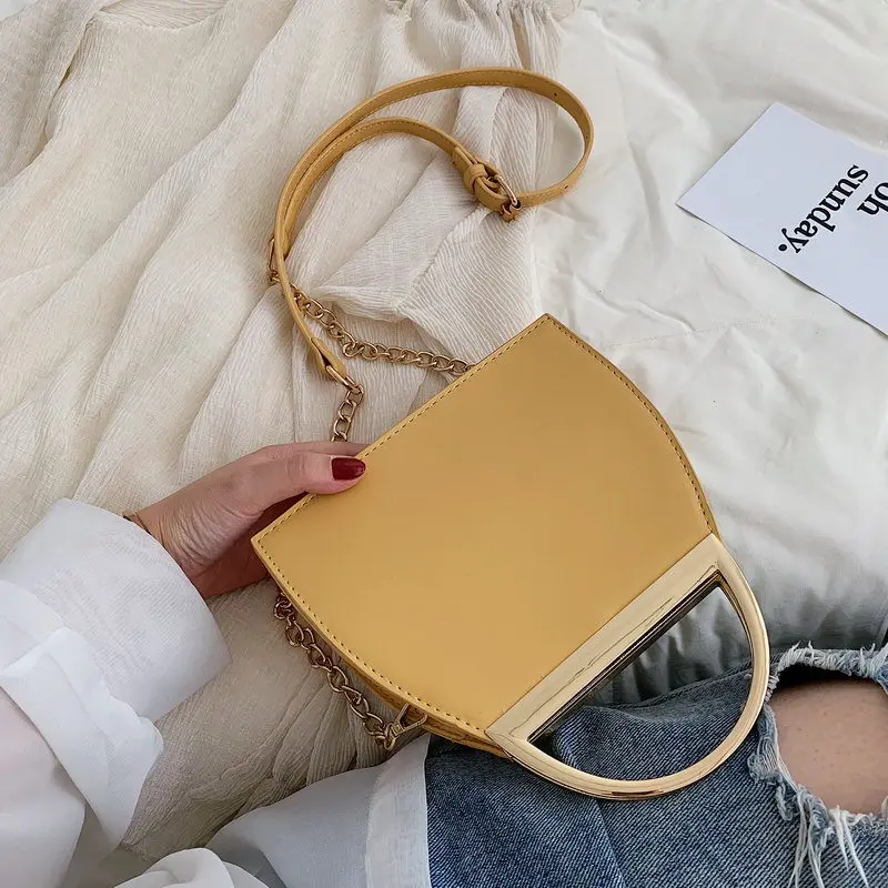 Винтажная женская сумка новинка 2019 модная через плечо с верхней ручкой сумочка