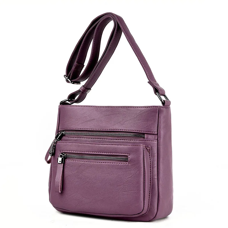 

Women Shoulder Bag New Pu Leather Large Capacity Handbag Messenger Bag