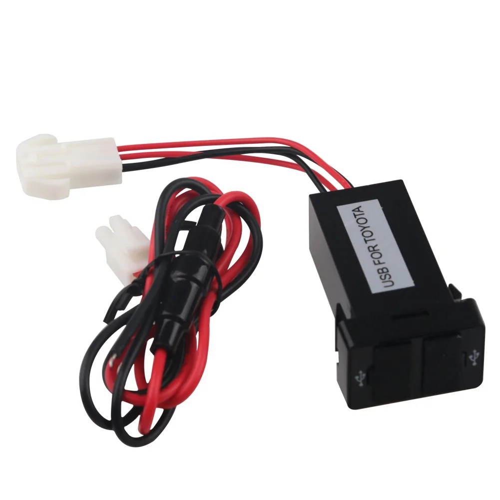 Автомобильное зарядное устройство с двумя Usb-портами 2 гнезда Usb 1 А Стайлинг