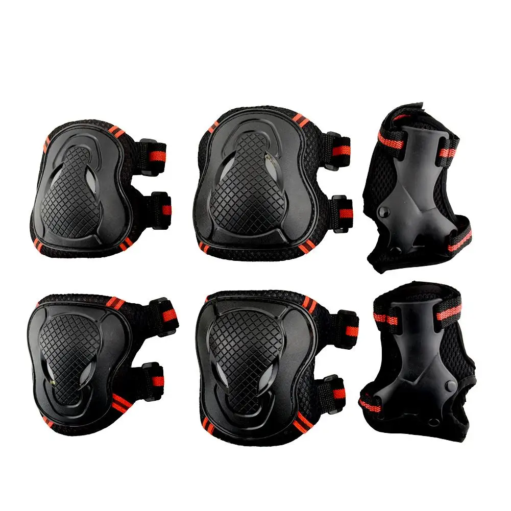 6x Pad Gear Защитная защита запястья локоть скейтборда 6 шт колено|Нагрудник для