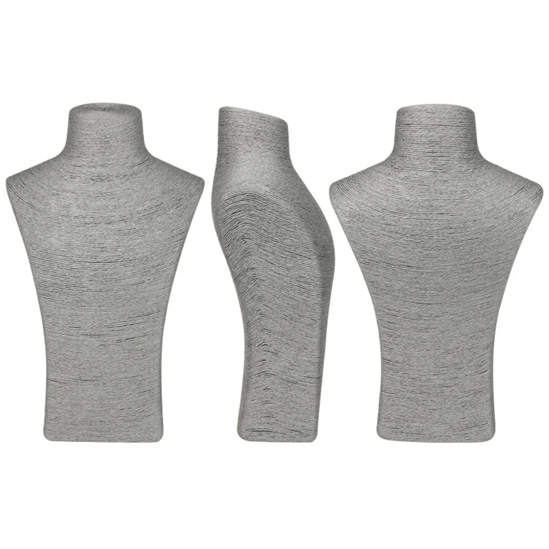 Ожерелья подвески держатель для манекена подставка ювелирных изделий H21 см ПВХ