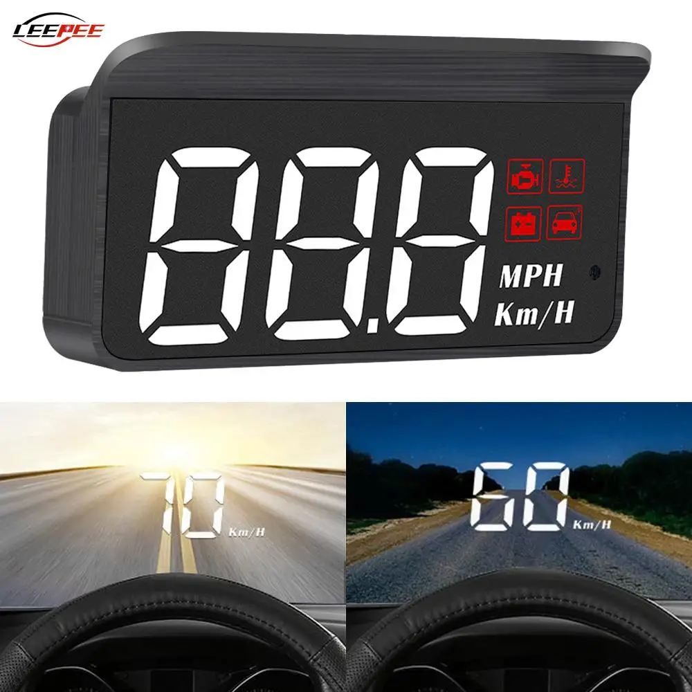 M3 OBD2 HUD Car Head Up Display Speedometer Monitor On Board Computer Windshield Projector Digital Electronic Auto Accessories | Автомобили