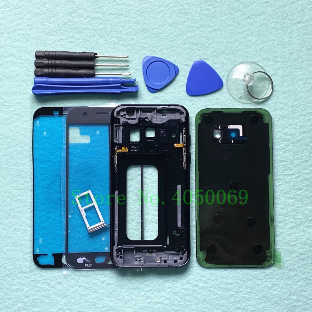 Полноразмерный корпус сенсорный экран стеклянная панель средняя рамка задняя
