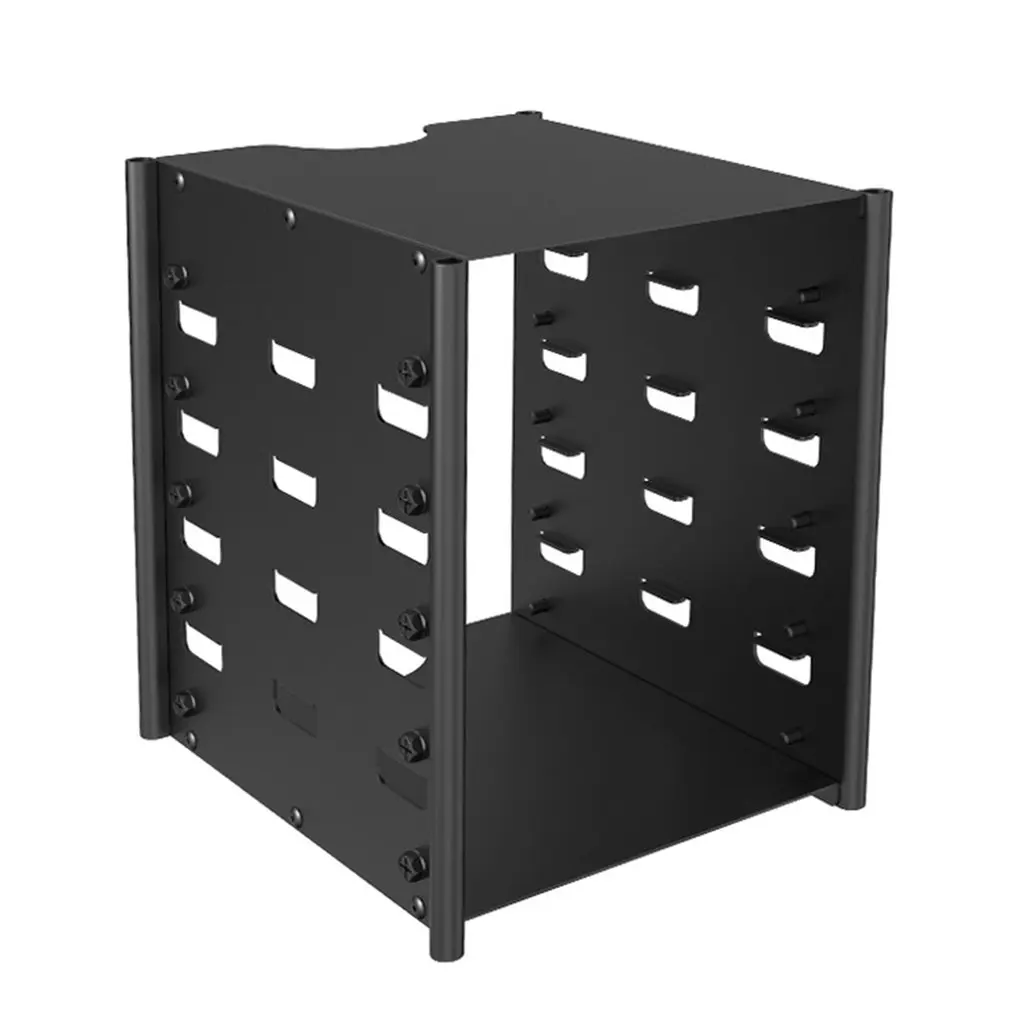 

3.5-inch Hard Drive Storage Bracket 5-layer Hard Drive Storage Bracket Hollowed-out Heat Dissipation HDD Stand