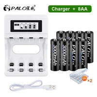 aa rechargeable battery aa nimh 1 2v 3000mah ni mh 2a pre charged bateria low self discharge aa batteries for camera toy car