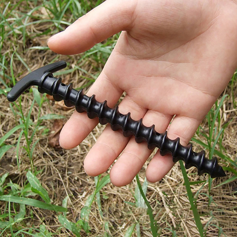 10 шт. открытый шатер аксессуары нейлоновое винта спиральные гвозди Сверхлегкий