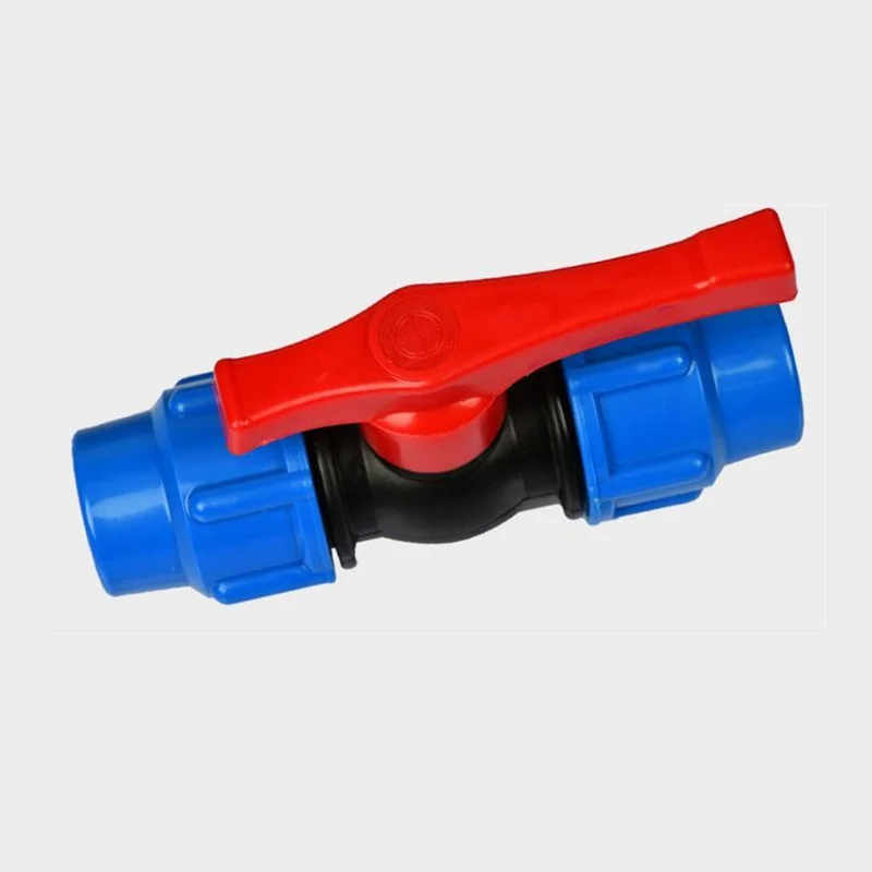 

20/25/32/40/50/63mm Plastic Water Pipe Quick Valve Connector PE Tube Ball Valves Accessories Breathing Valves Faucet Wellness