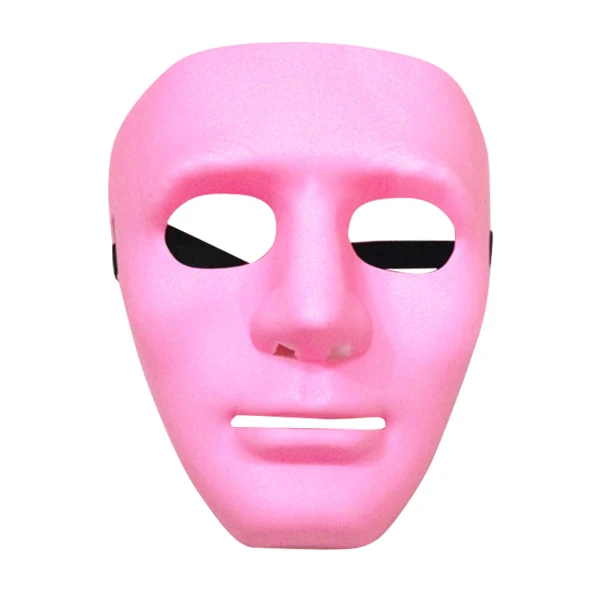 DIY белая маска Бумага полный уход за кожей лица оперы Маскарадная однотонная