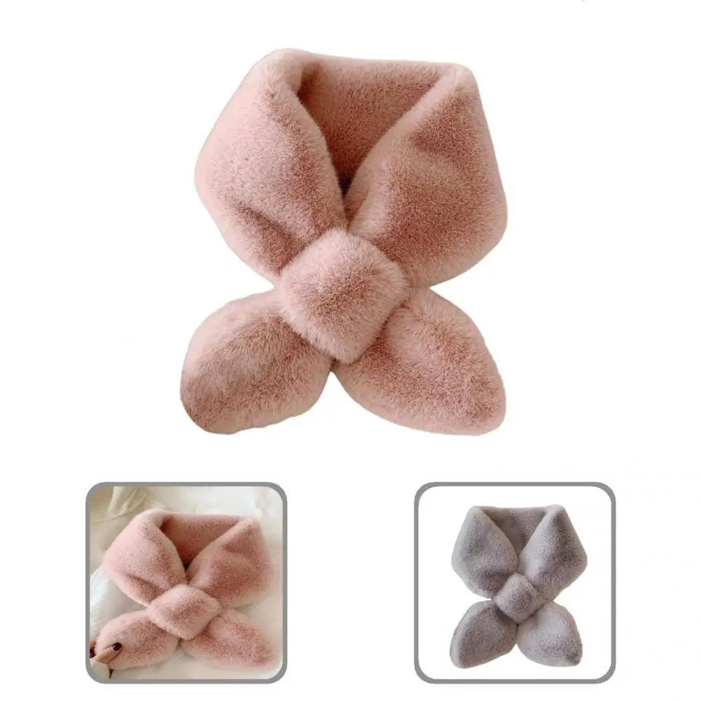 

Искусственный мех, отличный утолщенный шарф для защиты шеи, женский шарф для свидания