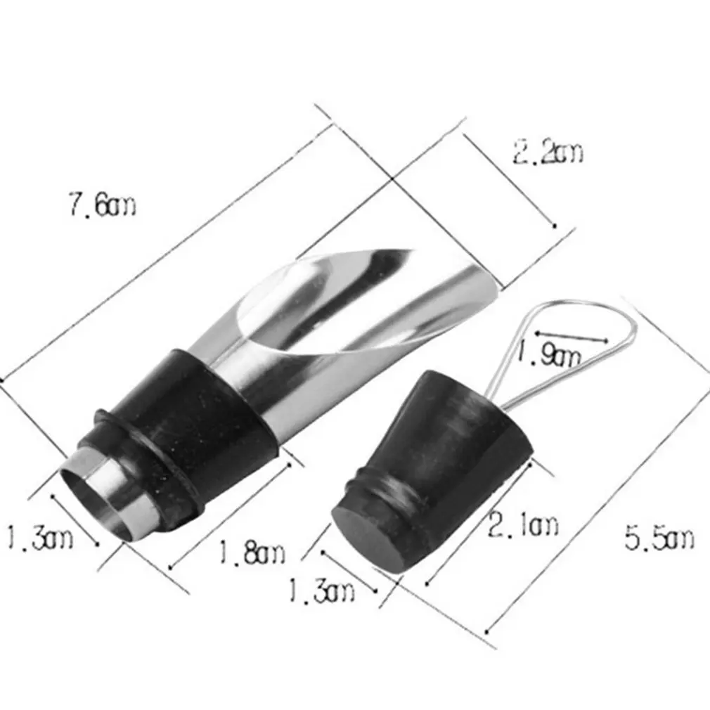 Пробка из нержавеющей стали аэратор для красного вина пробка бутылки с носиком