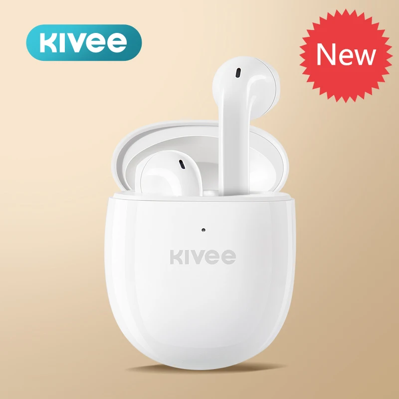 Беспроводная гарнитура Kivee TW58 Bluetooth 5 0 TWS с зарядным устройством магнитные