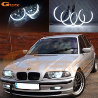 for bmw 3 series e46 pre facelift 1998 1999 2000 2001 excellent ultra bright ccfl angel eyes halo rings kit day light